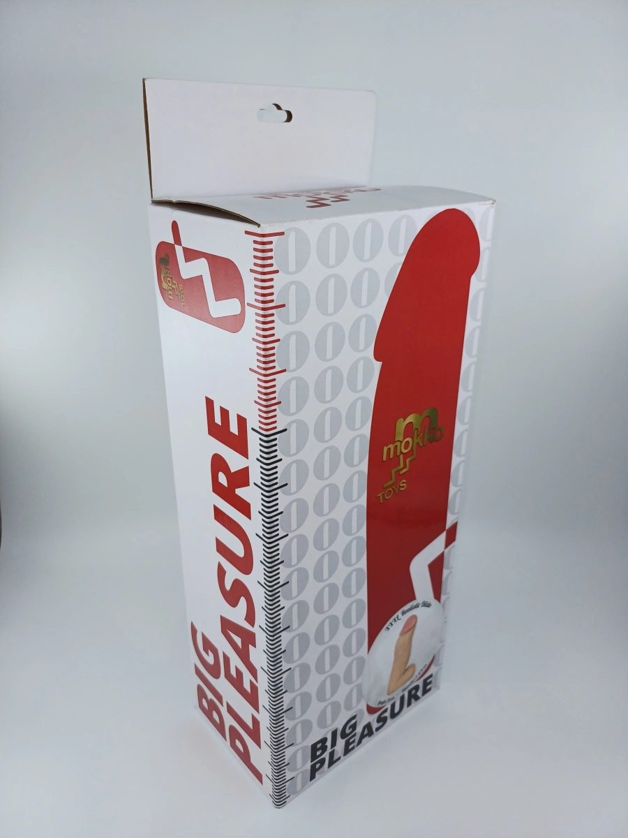 Dildo Realist XXXL Fat Dick, PVC, Natural, 28 cm, Mokko Toys, #5, Erotic24.ro