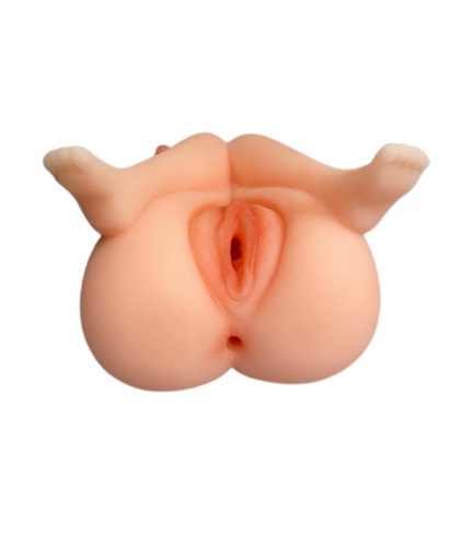 Masturbator Pussy&Ass Liora, TPE, Natural, 15 cm, 748 gr, Passion Labs, Nr. 2, Erotic24.ro