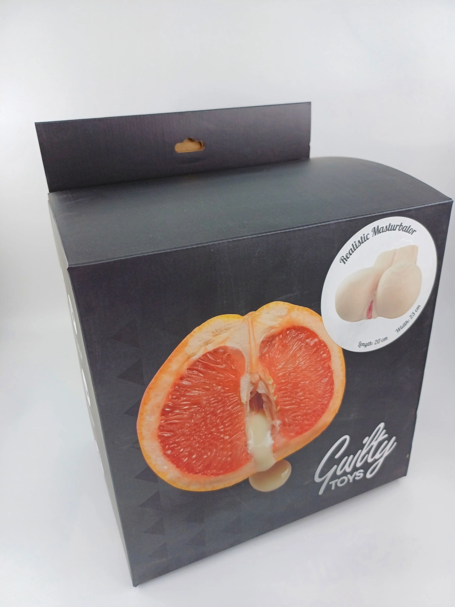 Masturbator Realist Pussy&Ass Slap Me, TPE, Natural, 2.5 kg, Guilty Toys, Nr. 2, Erotic24.ro