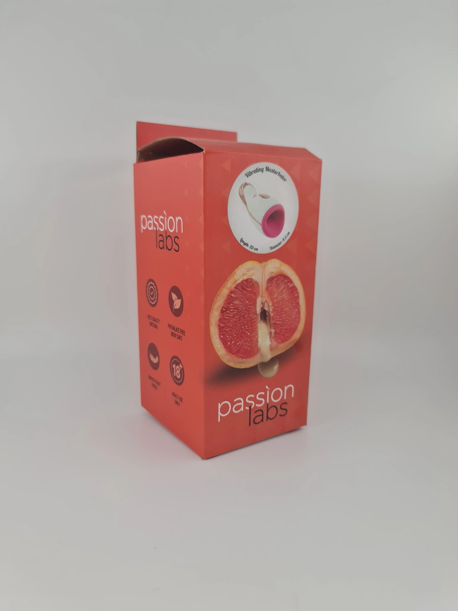 Masturbator cu Incalzire, 7 Moduri Vibratii, 7 Moduri Pulsatii, USB, Alb/Roz, 20 cm, #5, Erotic24.ro