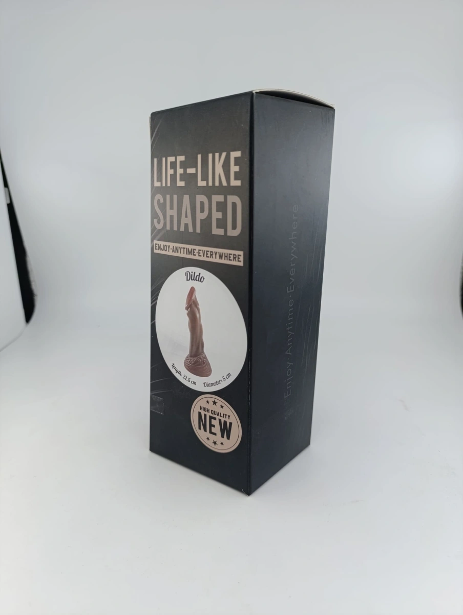 Dildo No.2 Fantasy Beasts, Silicon Lichid, Maro, 21 cm, #2, Erotic24.ro