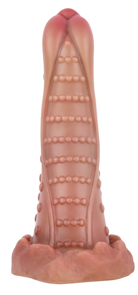 Dildo No.1 Fantasy Beasts, Silicon Lichid, Natural, 21 cm, #3, Erotic24.ro