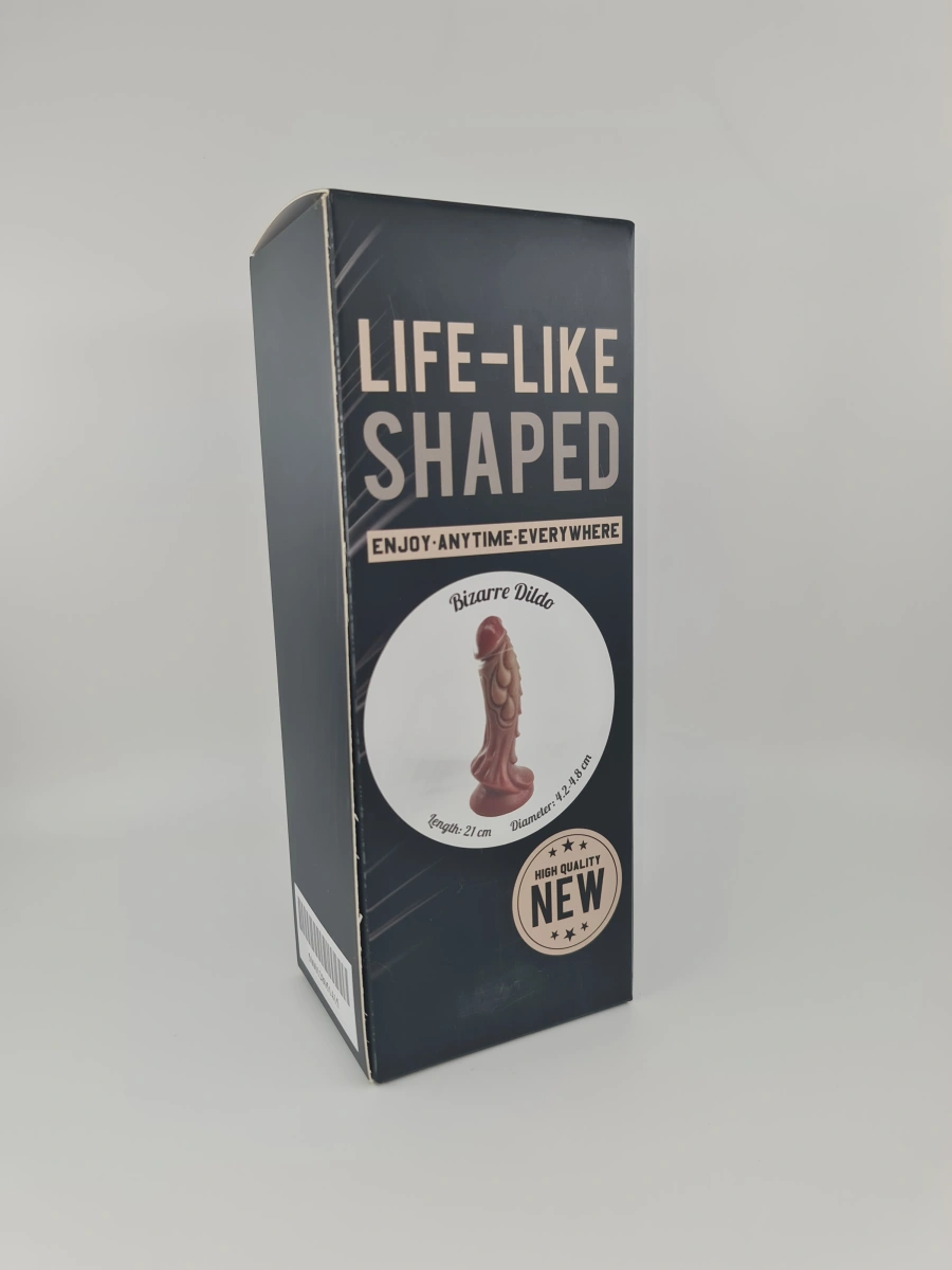 Dildo No.16 Fantasy Beasts, Silicon Lichid, Maro, 21 cm, #2, Erotic24.ro