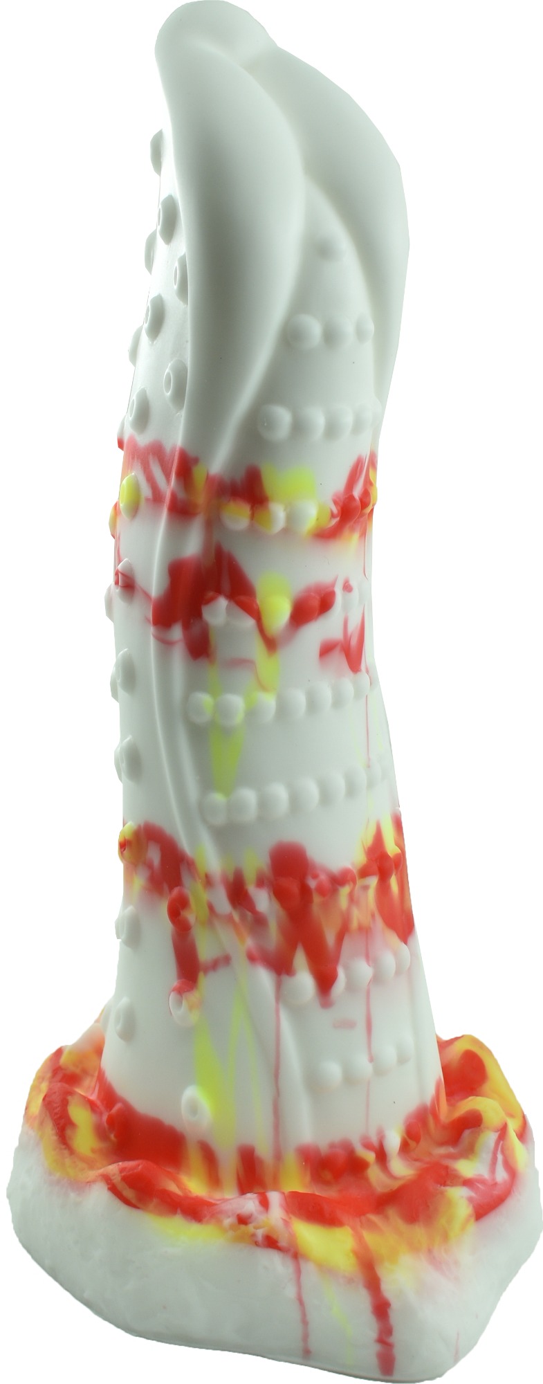 Dildo No.1 Fantasy Beasts, Silicon Premium, Alb, 21 cm, #1, Erotic24.ro