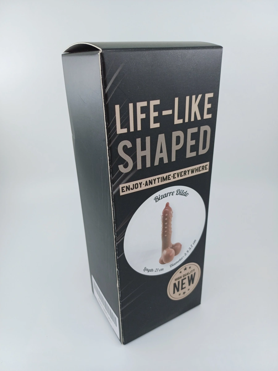 Dildo No.25 Fantasy Beasts, Silicon Lichid, Maro, 21 cm, #2, Erotic24.ro