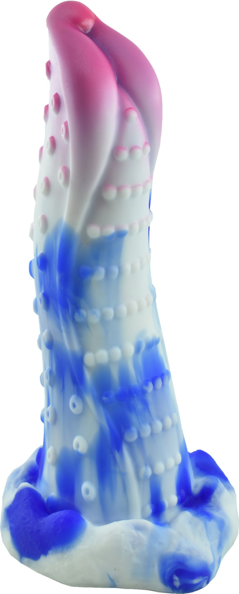 Dildo No.1 Fantasy Beasts, Silicon Premium, Albastru, 21 cm, #1, Erotic24.ro