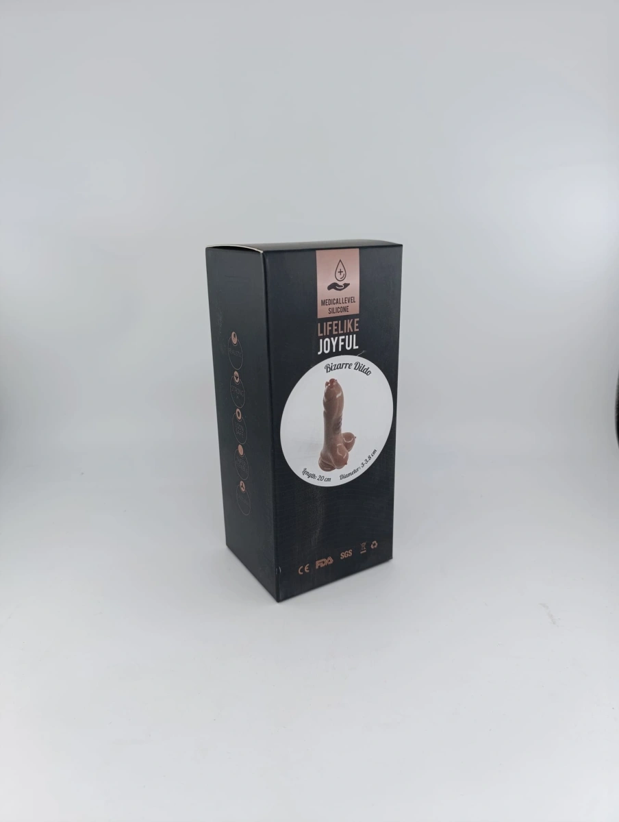 Dildo No.26 Fantasy Beasts, Silicon Lichid, Maro, 20 cm, #2, Erotic24.ro