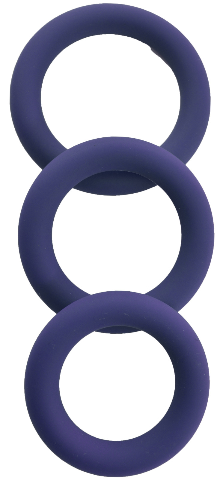 Set Colors 3 Inele Penis, Silicon, Albastru, Guilty Toys, #1, Erotic24.ro