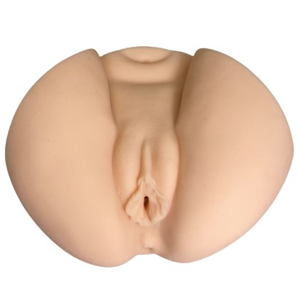 Masturbator Lizzy Pussy&Ass, TPE, Natural, 1.6 kg, Guilty Toys, #2, Erotic24.ro