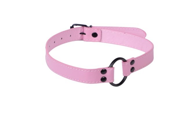 Calus Open Mouth cu Inel Metalic, Roz, Guilty Toys, #1, Erotic24.ro