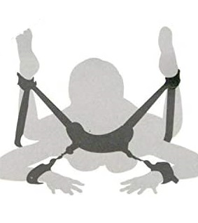 Set Constrangere Maini si Picioare, Negru, JGF Toys, #5, Erotic24.ro