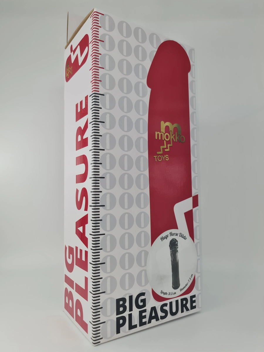 Dildo Great Stallion cu Ventuza, Pvc, Maro, 31.5 cm, Mokko Toys, #2, Erotic24.ro