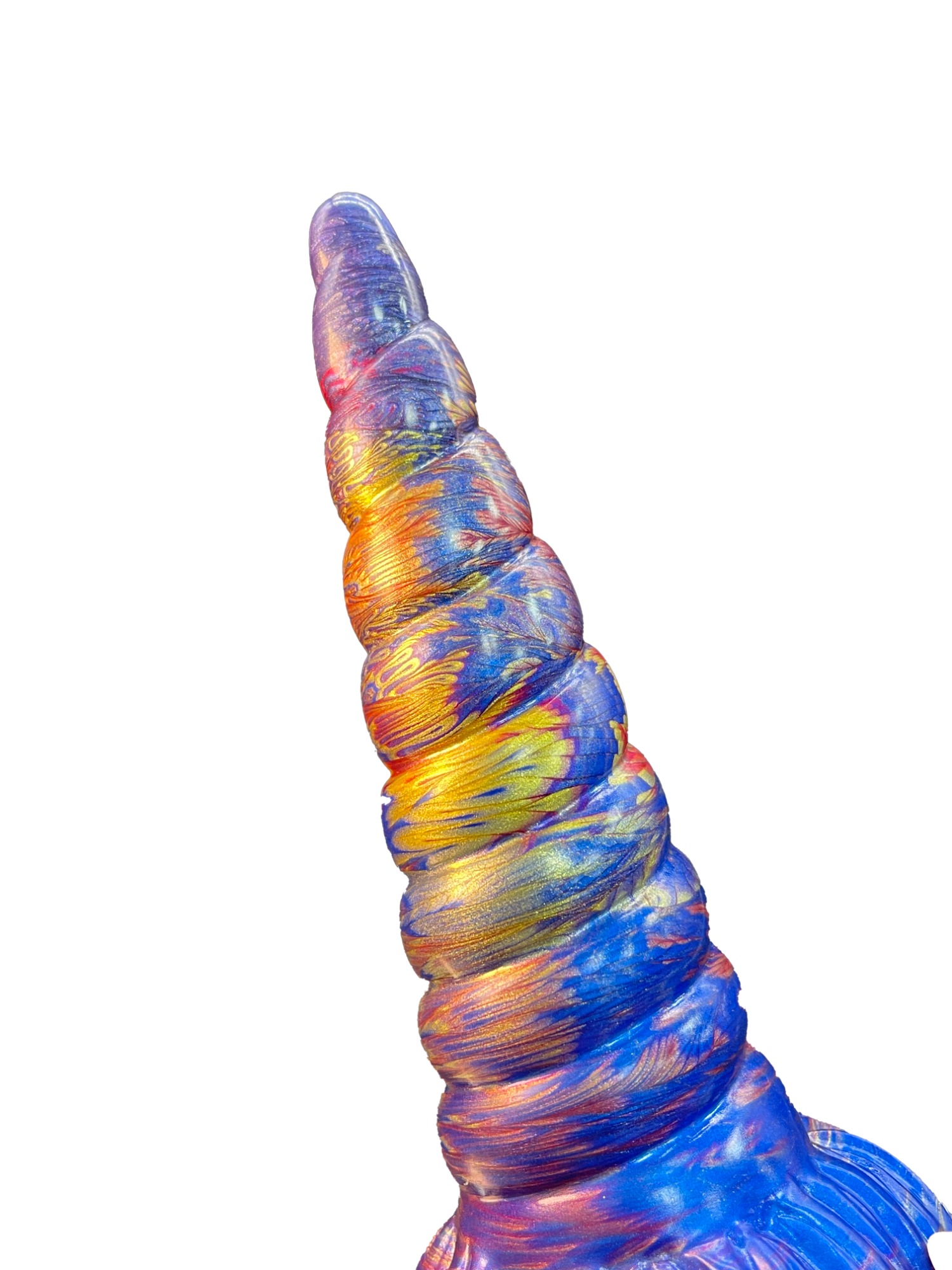 Dildo Anal Galaxy, Silicon, Albastru, 20 cm, Passion Labs, #2, Erotic24.ro