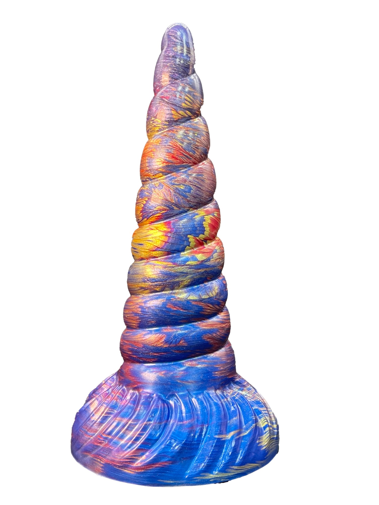 Dildo Anal Galaxy, Silicon, Albastru, 20 cm, Passion Labs, #1, Erotic24.ro