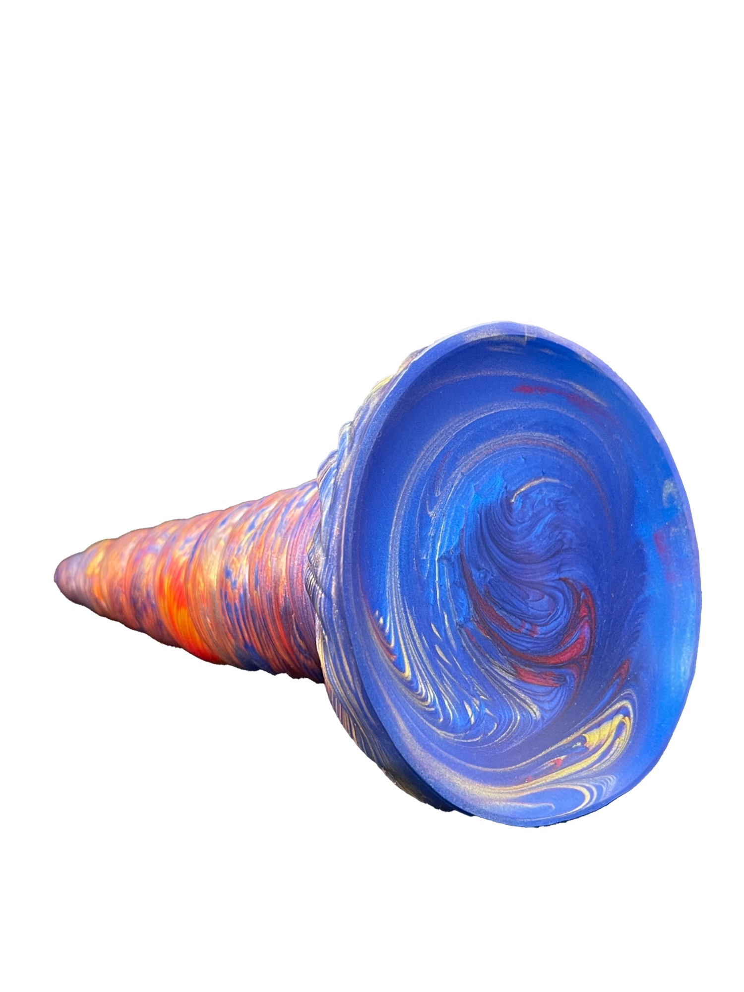 Dildo Anal Galaxy, Silicon, Albastru, 20 cm, Passion Labs, #3, Erotic24.ro