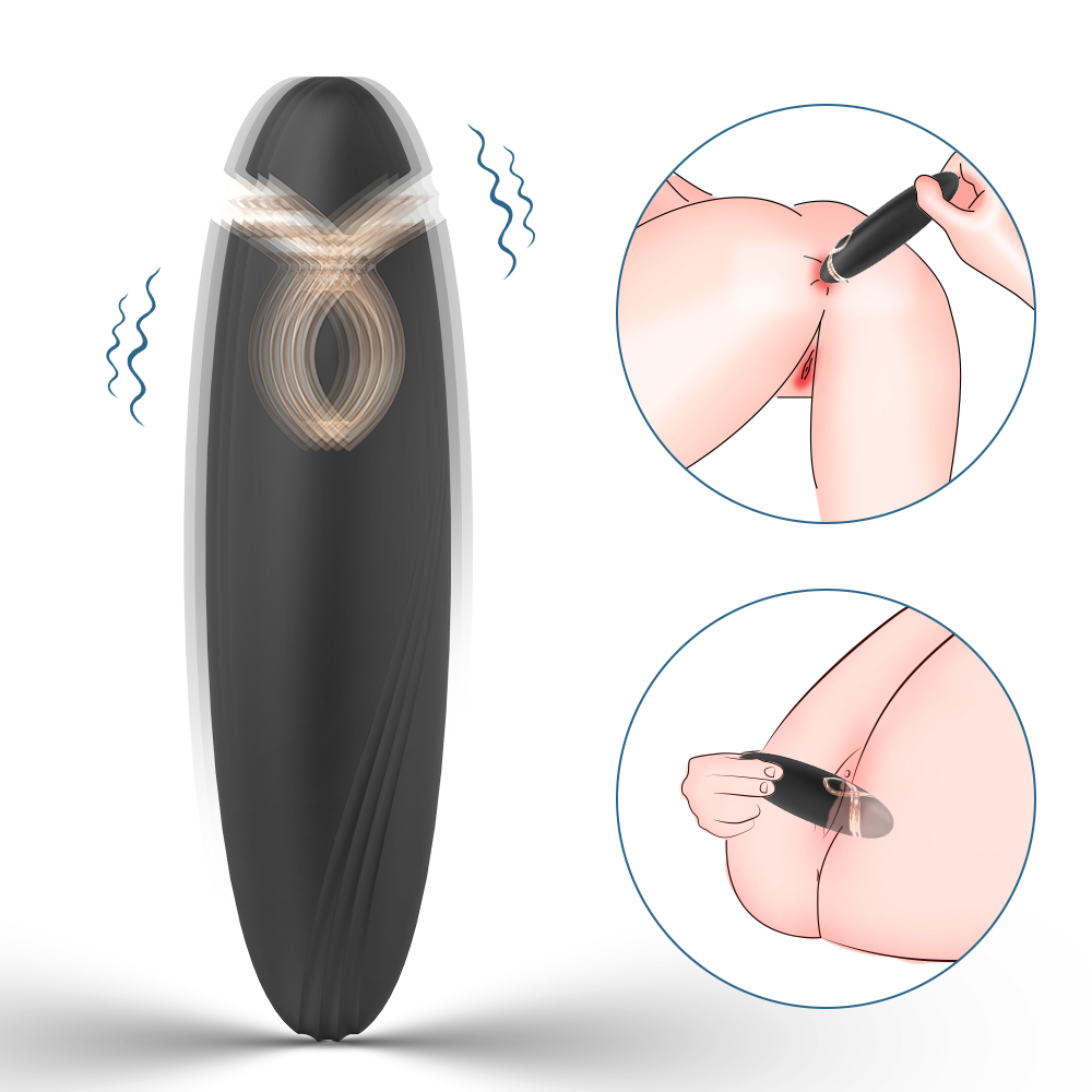 Stimulator Clint, 9 Moduri Vibratii, Silicon, USB, Negru, 11.2 cm, Passion Labs, #2, Erotic24.ro