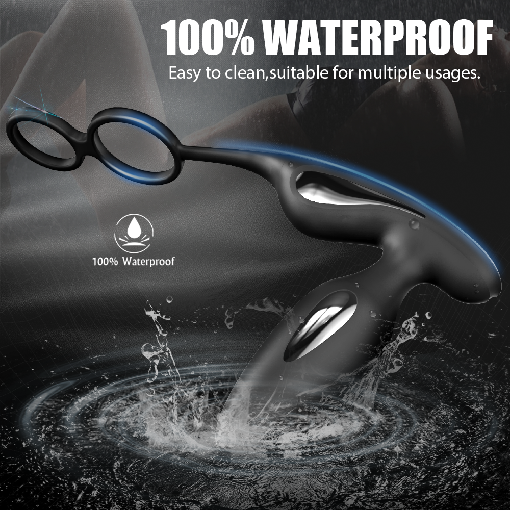 Stimulator Dustin, 9 Moduri Vibratii, 3 Moduri Electrostimulare, Silicon, Negru, 12.6 cm, Guilty Toys, #6, Erotic24.ro