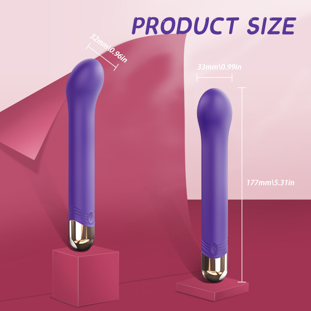 Vibrator Punctul G Minsk, 9 Moduri Vibratii, Silicon, USB, Mov, 17.7 cm, Mokko Toys, #8, Erotic24.ro