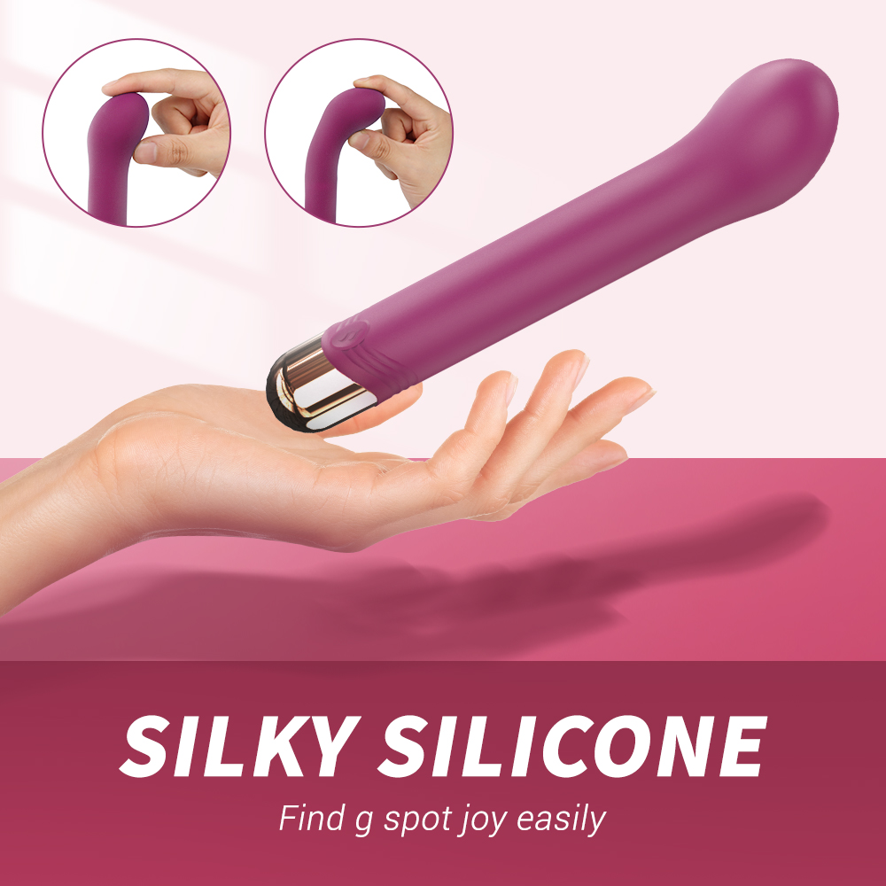 Vibrator Punctul G Minsk, 9 Moduri Vibratii, Silicon, USB, Rosu, 17.7 cm, Mokko Toys, #4, Erotic24.ro