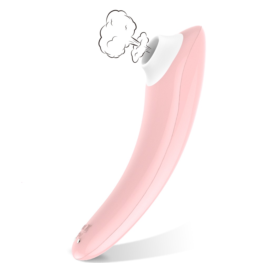 Stimulator Amore, 10 Moduri de Vibratii si Suctiune, ABS, USB, Roz, 15.8 cm, Guilty Toys