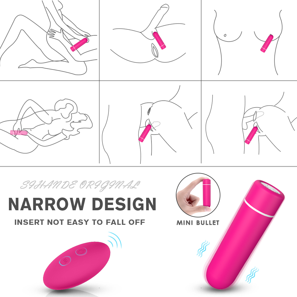 Glont Vibrator Minny, Remote Control, 9 Moduri Vibratii, ABS, Roz, 6.9 cm, Passion Labs, Nr. 3, Erotic24.ro