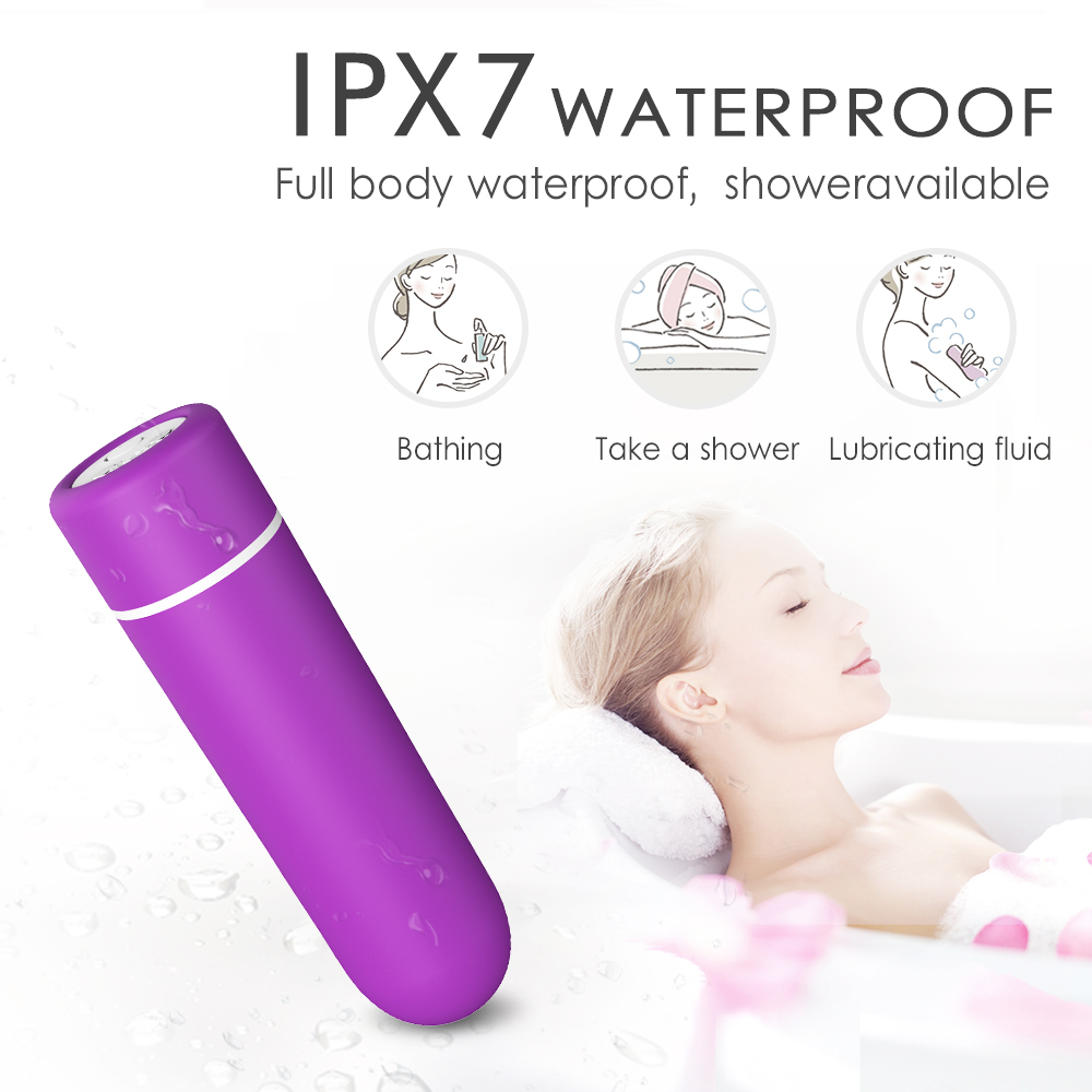 Glont Vibrator Minny, Remote Control, 9 Moduri Vibratii, ABS, Mov, 6.9 cm, Passion Labs, Nr. 8, Erotic24.ro