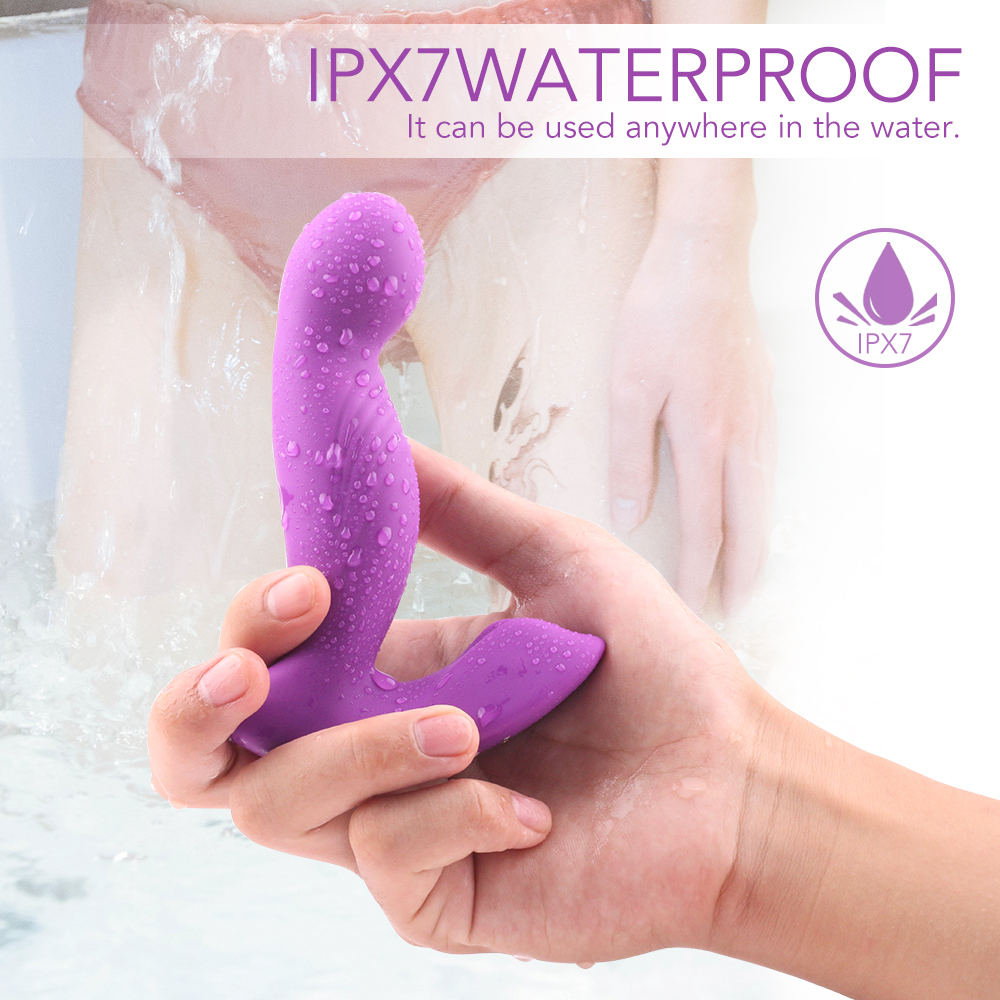 Stimulator Maxim, 9 Moduri Vibratii si Rotatii, Silicon, USB, Mov, 12.7 cm, Guilty Toys, #4, Erotic24.ro