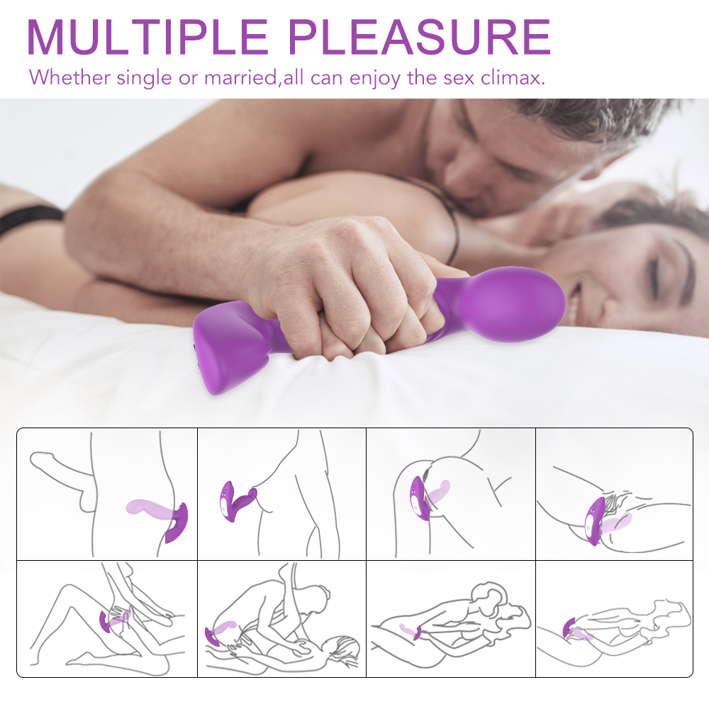 Stimulator Maxim, 9 Moduri Vibratii si Rotatii, Silicon, USB, Mov, 12.7 cm, Guilty Toys, #6, Erotic24.ro