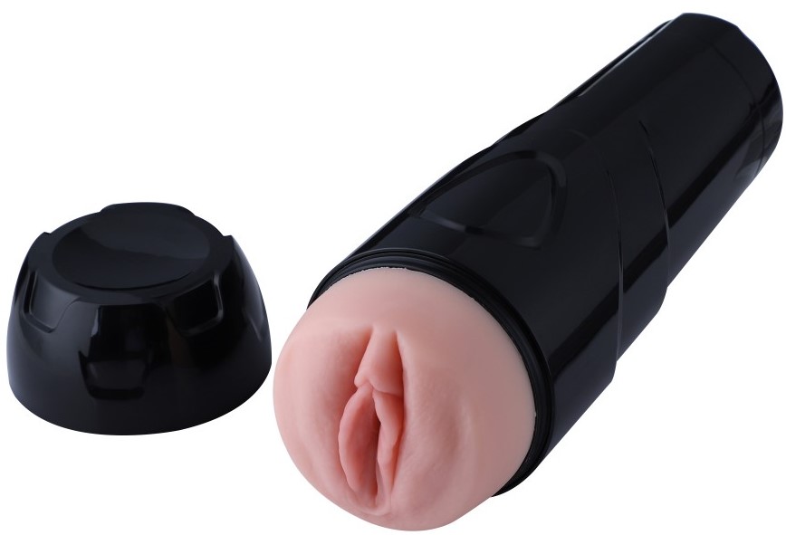 Masturbator Rita, 10 Moduri Vibratii, TPE, USB, Natural, 25 cm, Guilty Toys 