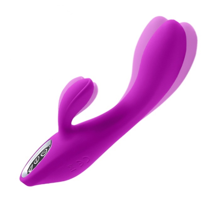 Vibrator Elisa, 10 Moduri Vibratii, Silicon, USB, Mov, 20.8 cm, Mokko Toys