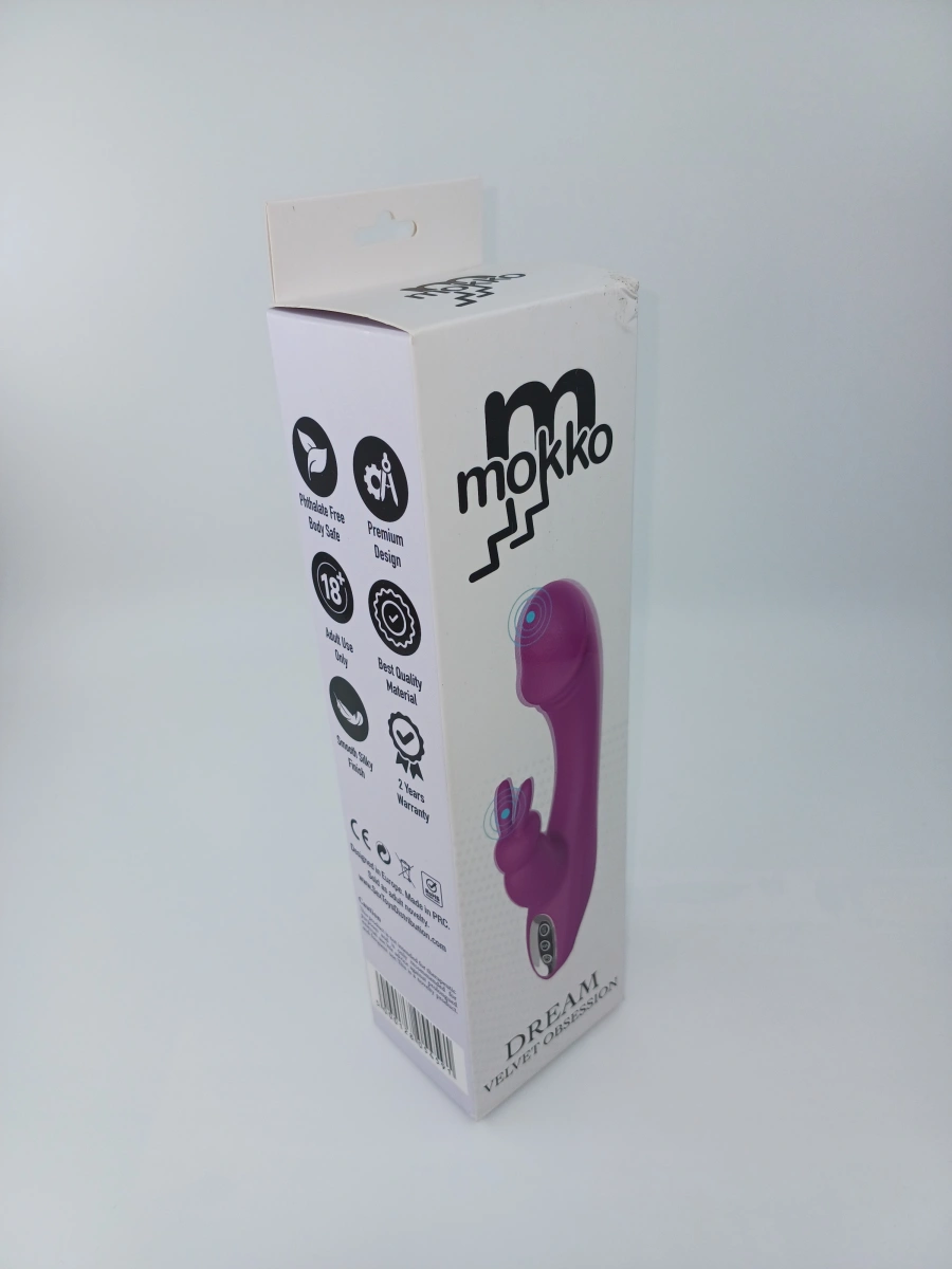 Vibrator Rabbit Dream, 10 Moduri Vibratii, Silicon, USB, Mov, 20.6 cm, Mokko Toys, #2, Erotic24.ro