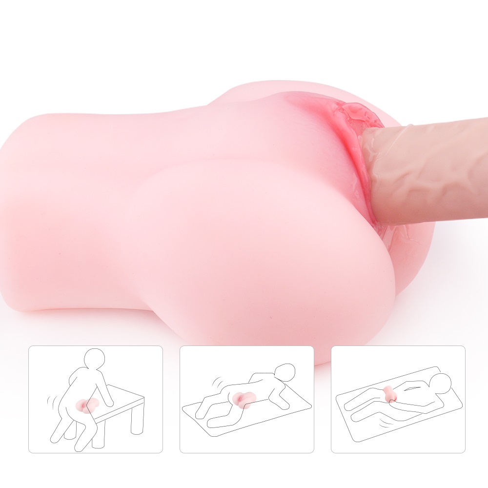 Masturbator Realist Kira, TPE, Natural, 15.5 cm, 1 kg, Guilty Toys, #2, Erotic24.ro