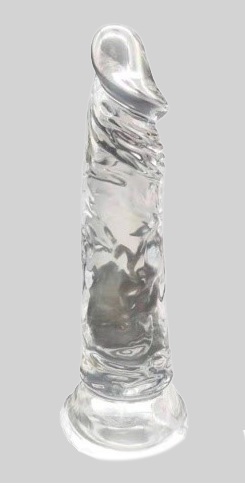 Dildo Felix, PVC, Transparent, 19 cm, Mo in SexShop KUR Romania