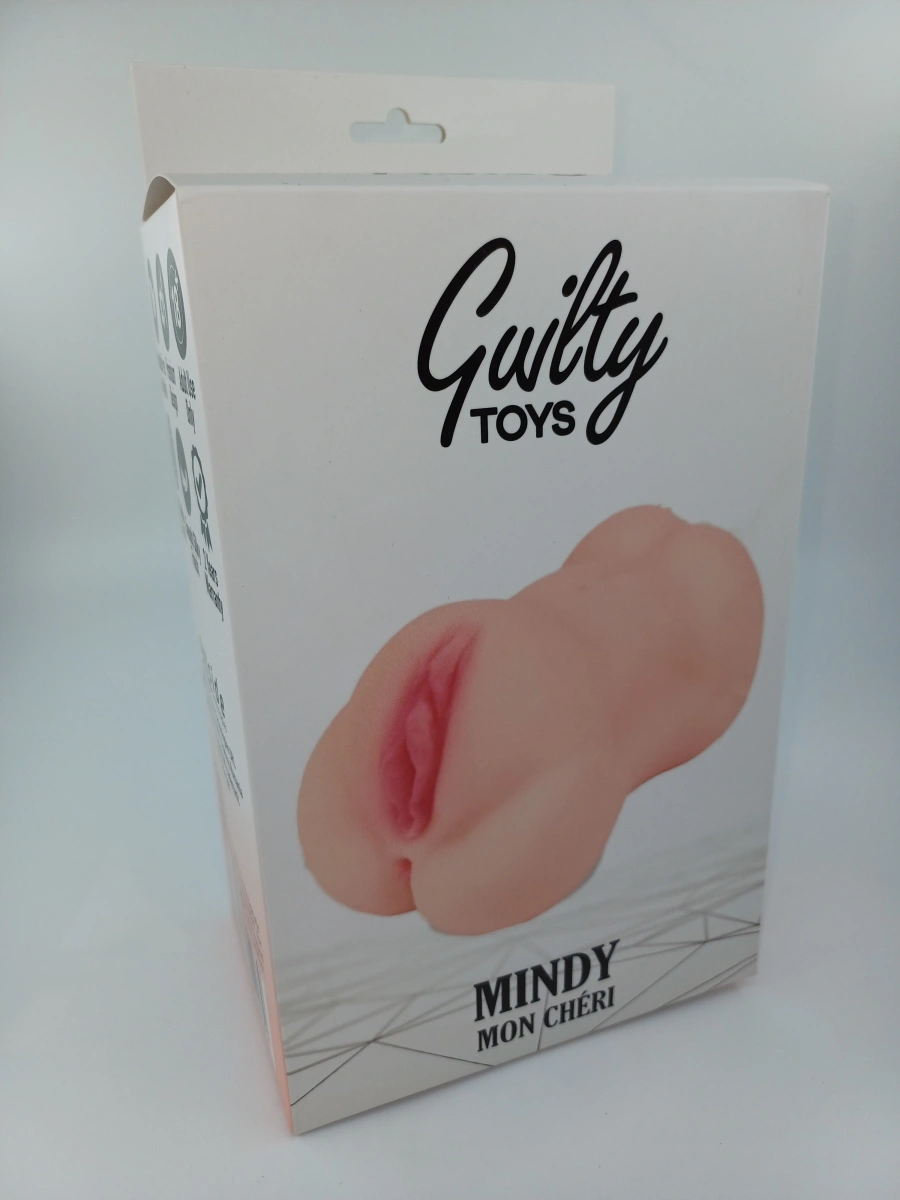 Masturbator Realist Mindy, Pussy&Ass, TPE, Natural, 16.5 cm, Guilty Toys, #2, Erotic24.ro