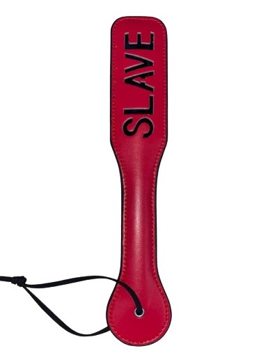 Padela Rigida SLAVE, Rosu/Negru, Fetish Love, Nr. 1, Erotic24.ro