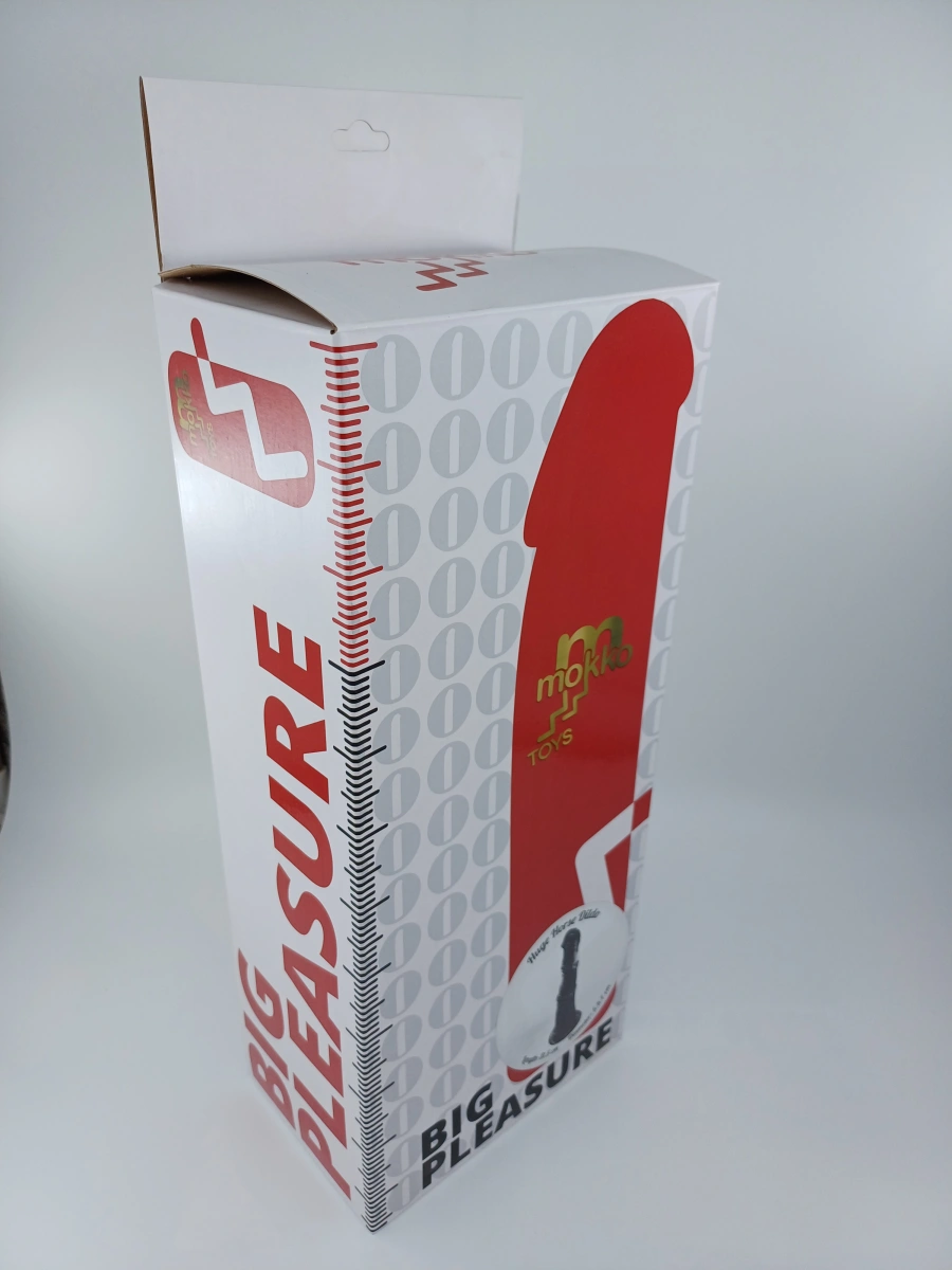 Dildo Stallion, PVC, Negru, 31.5 cm, Mokko Toys, #2, Erotic24.ro