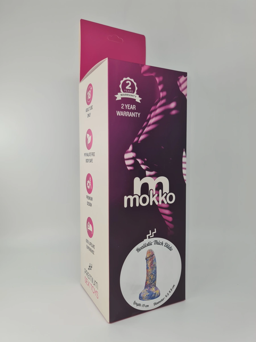 Dildo Stardust cu Ventuza, Silicon, Albastru, 19 cm, Mokko Toys, #4, Erotic24.ro