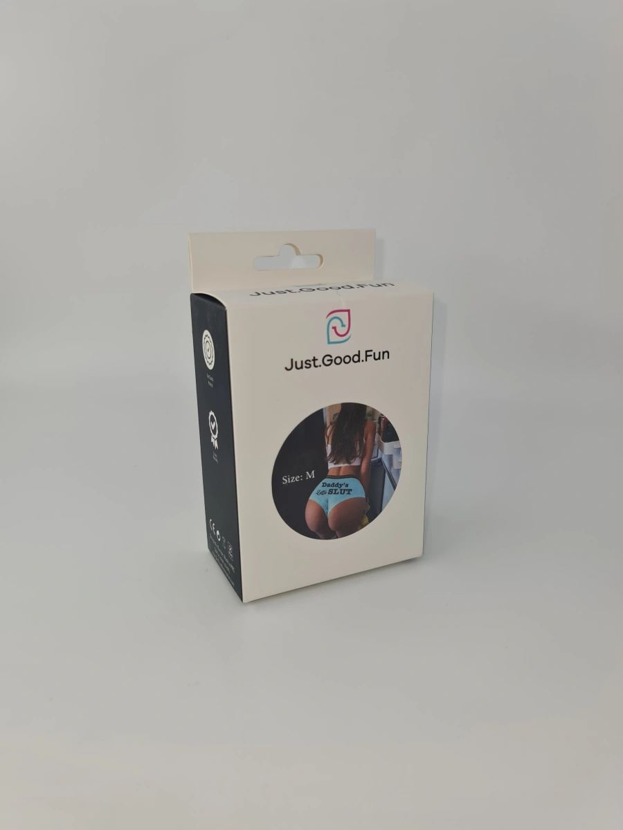 Bikini Daddy's Little Slut, Albastru, M, #2, Erotic24.ro