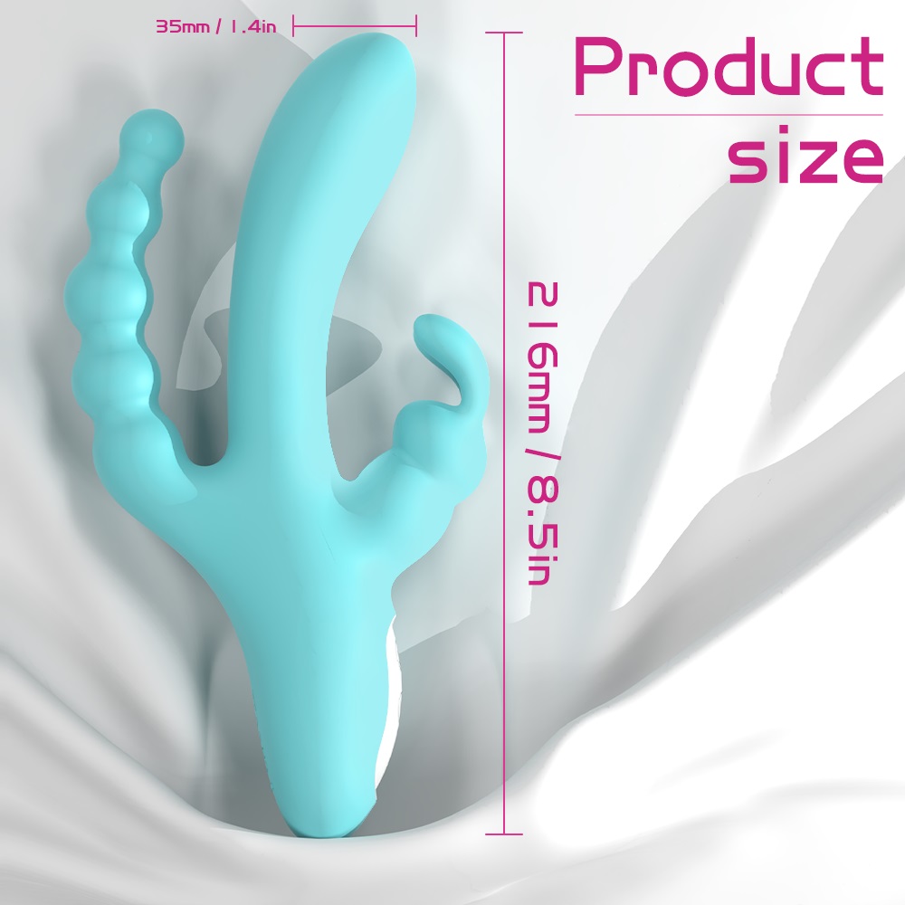 Vibrator Flirt, 9 Moduri Vibratii, Silicon, USB, Verde, 21.6 cm, Passion Labs, #4, Erotic24.ro