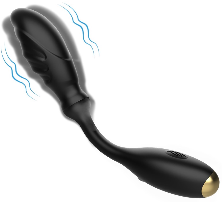 Stimulator Onyx, 9 Moduri Vibratii, Silicon, USB, Negru, 17.2 cm, Guilty Toys, Nr. 1, Erotic24.ro