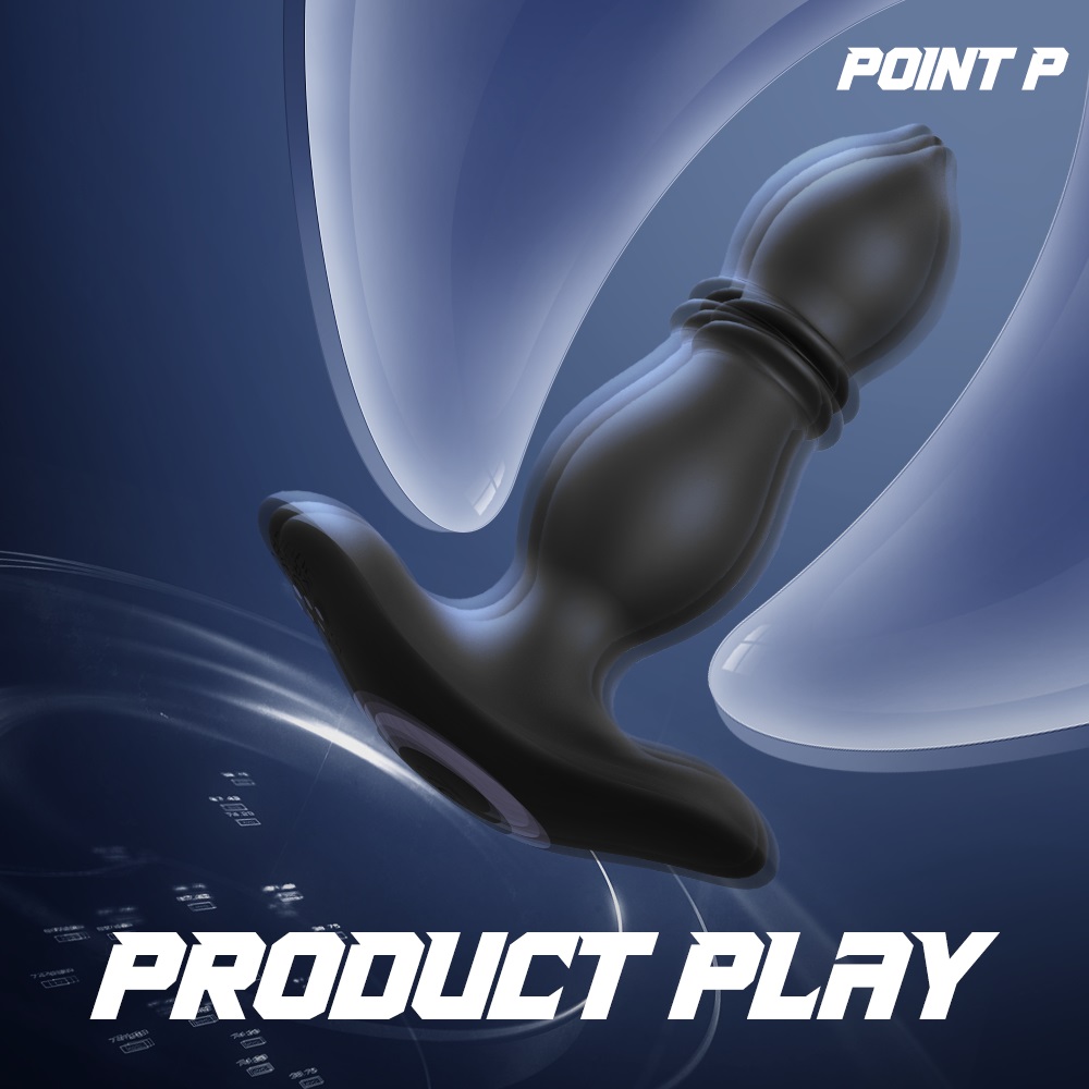 Dop Anal Black Magic, 9 Moduri Stimulatoare, Vibrating & Thrusting, Remote Control, Silicon, USB, Negru, 14.7 cm, Guilty Toys, #7, Erotic24.ro