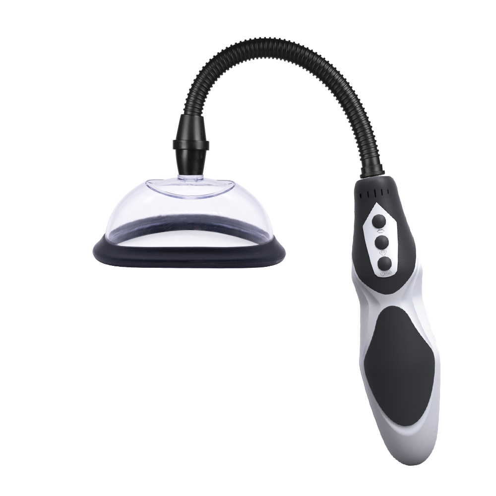 Pompa Vaginala Passion Pump, 8 Moduri Suctiune, Negru, Nr. 2, Erotic24.ro