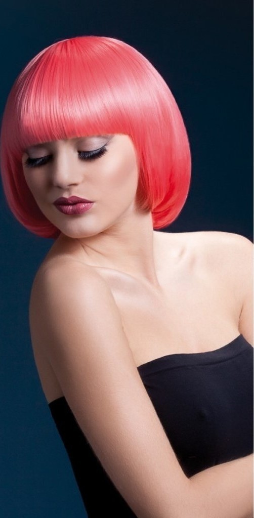 Peruca Profesionala Mia Portocaliu Pastel, #2, Erotic24.ro