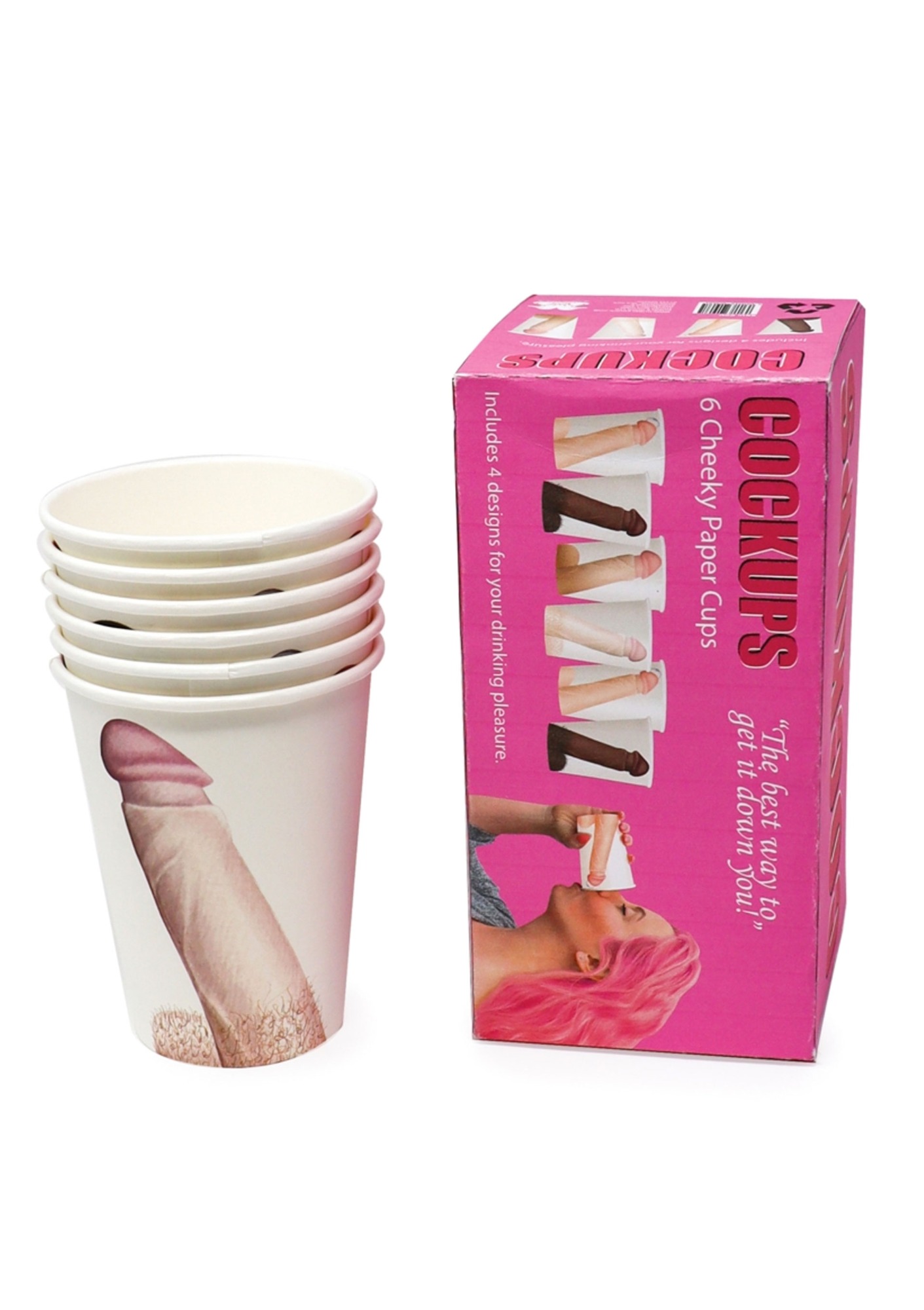 Set 6 Pahare Cockups Reutilizabile, Nr. 2, Erotic24.ro