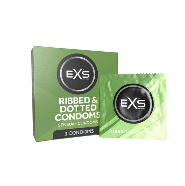 Set 3 Prezervative cu Striatii, Latex, #1, Erotic24.ro