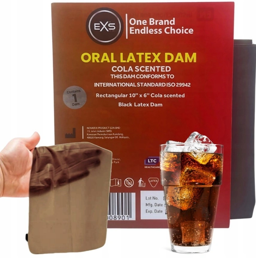 Protectie Sex Oral din Latex, Aroma Coca Cola, Nr. 2, Erotic24.ro