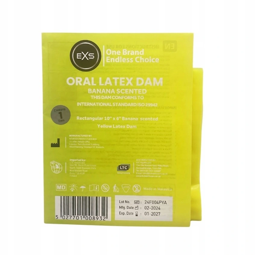 Protectie Sex Oral din Latex, Aroma Banane