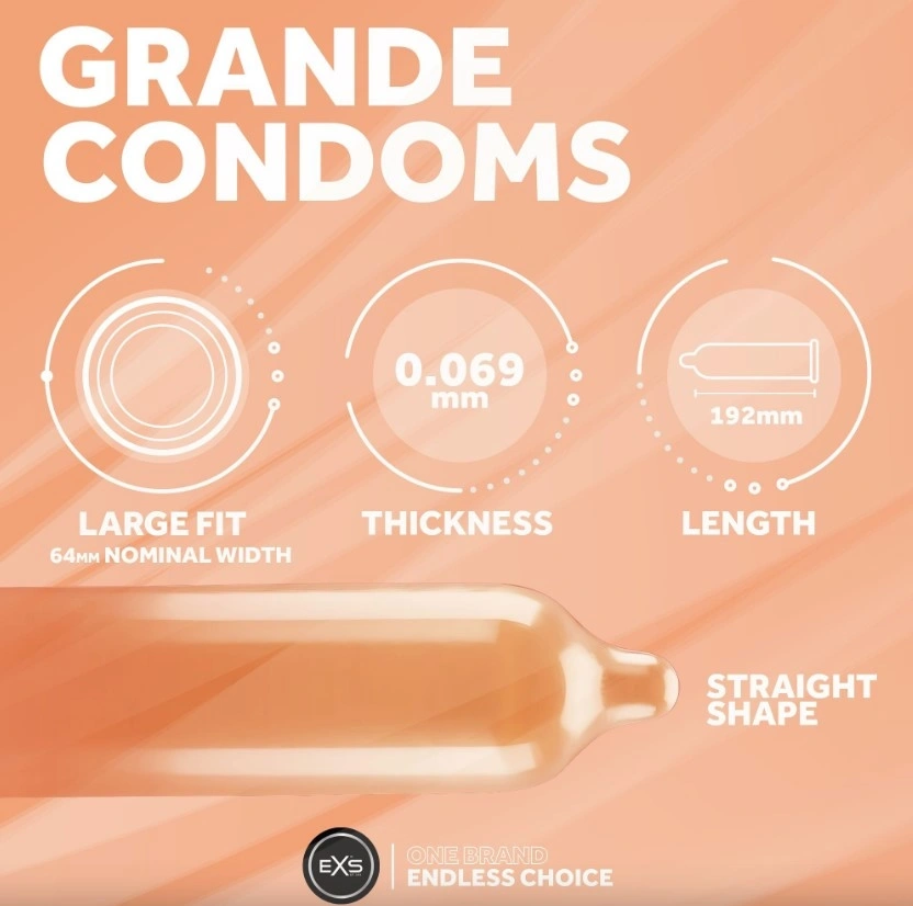 Set 12 Prezervative Grande Extra Large, Latex, #2, Erotic24.ro