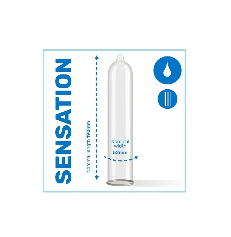 Set 144 buc Prezervative Pasante Sensitive Feel, #2, Erotic24.ro