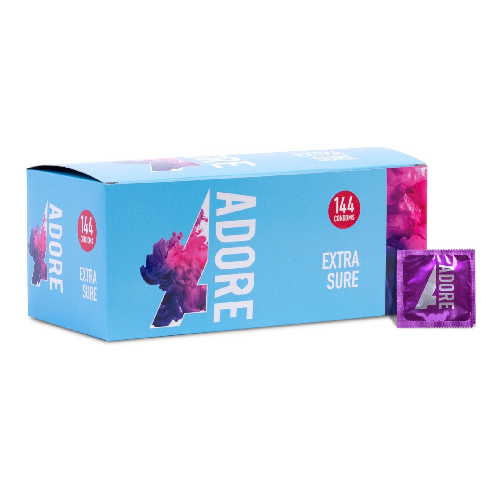 144 Prezervative Adore Extra Sure in SexShop KUR Romania